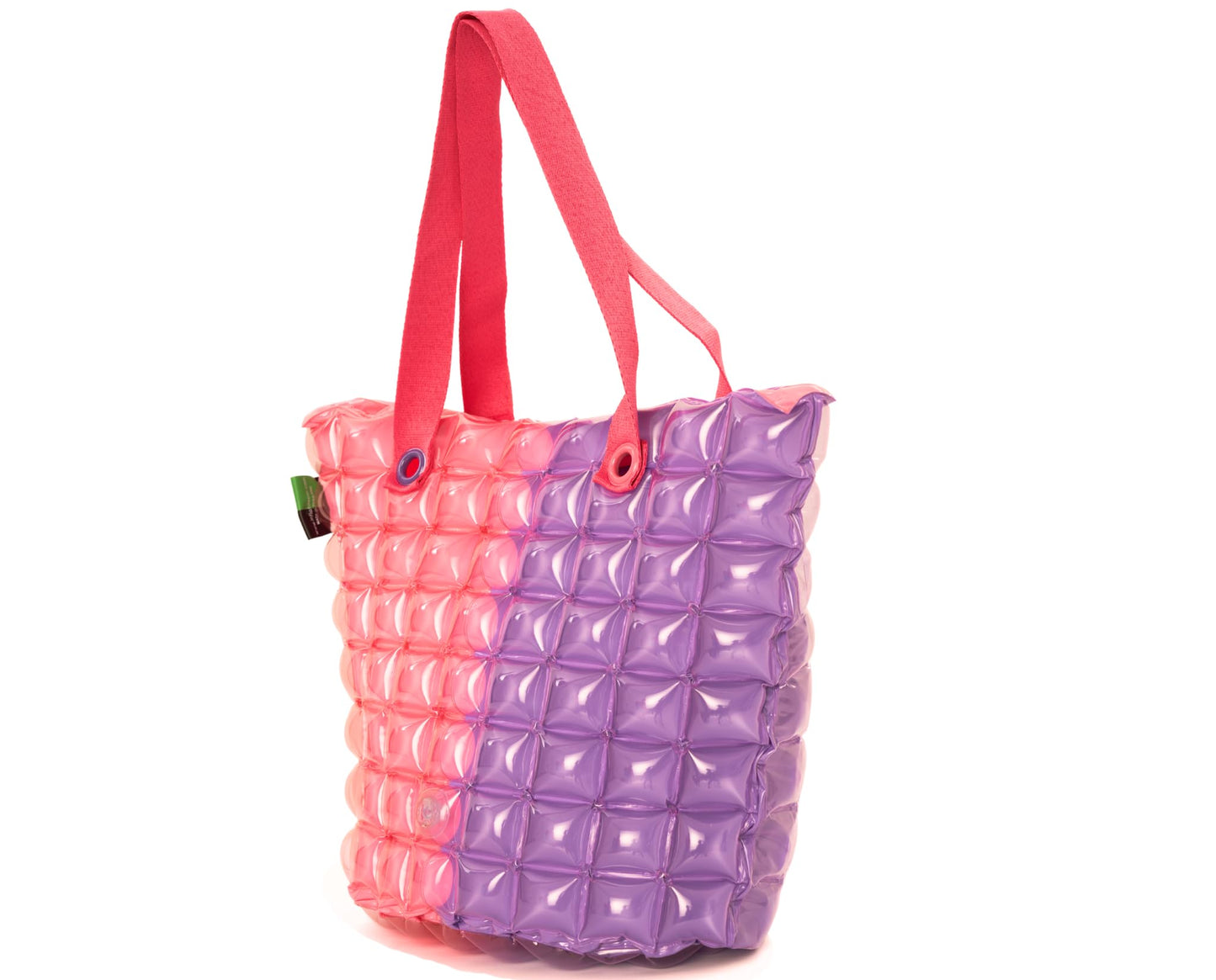 InflatDecor XL Inflatable Beach Bag for Women – Waterproof PVC Beach Tote with Zipper, Large Capacity