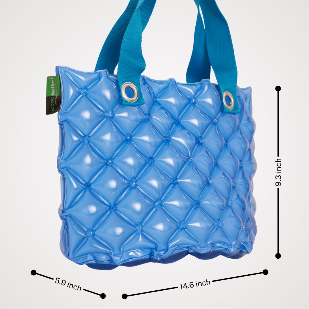 InflatDecor Hand Bag Puffer Tote Bag Beach Bag S
