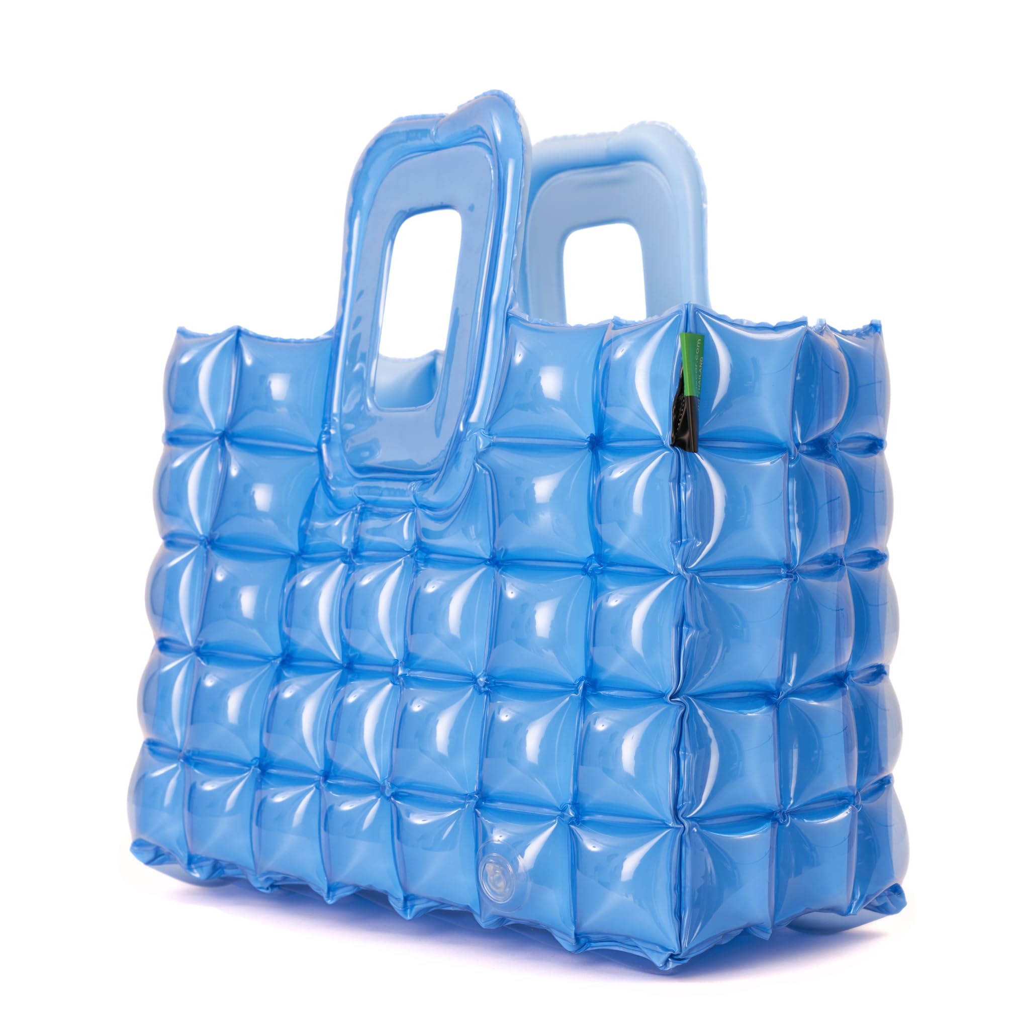 InflatDecor Inflatable Beach Tote Bag – Lightweight Waterproof Travel Bag, Foldable & Easy to Clean, Bold Design