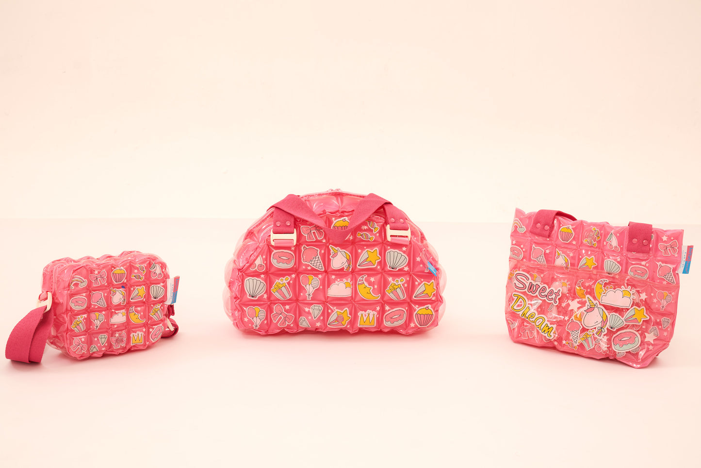 InflatDecor Dance Duffle Bags for Dancers, Girls, Teens, and Student Athletes, Fun Dance Workout Duffel Bag for Girls Purple