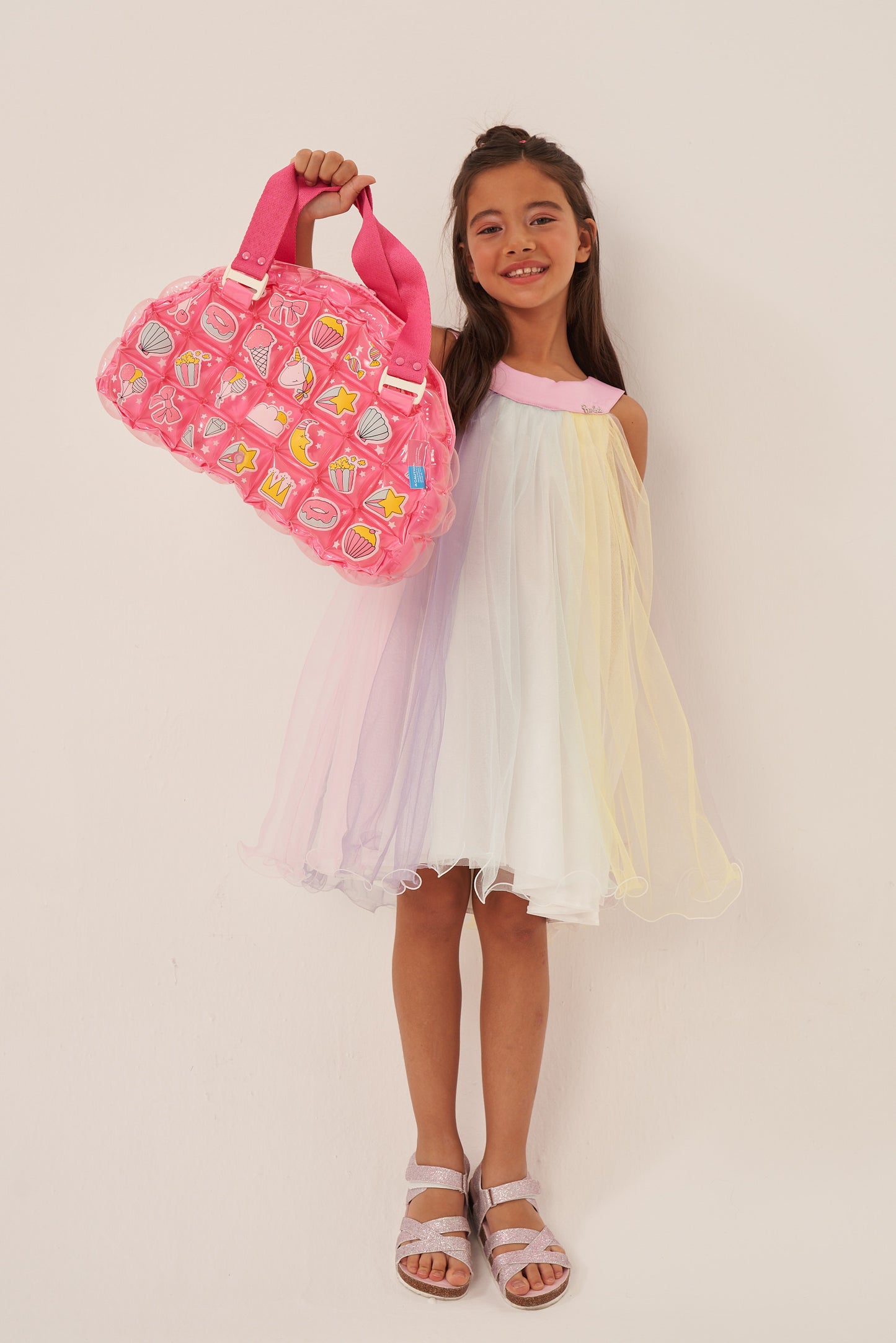 InflatDecor Dance Duffle Bags for Dancers, Girls, Teens, and Student Athletes, Fun Dance Workout Duffel Bag for Girls Purple