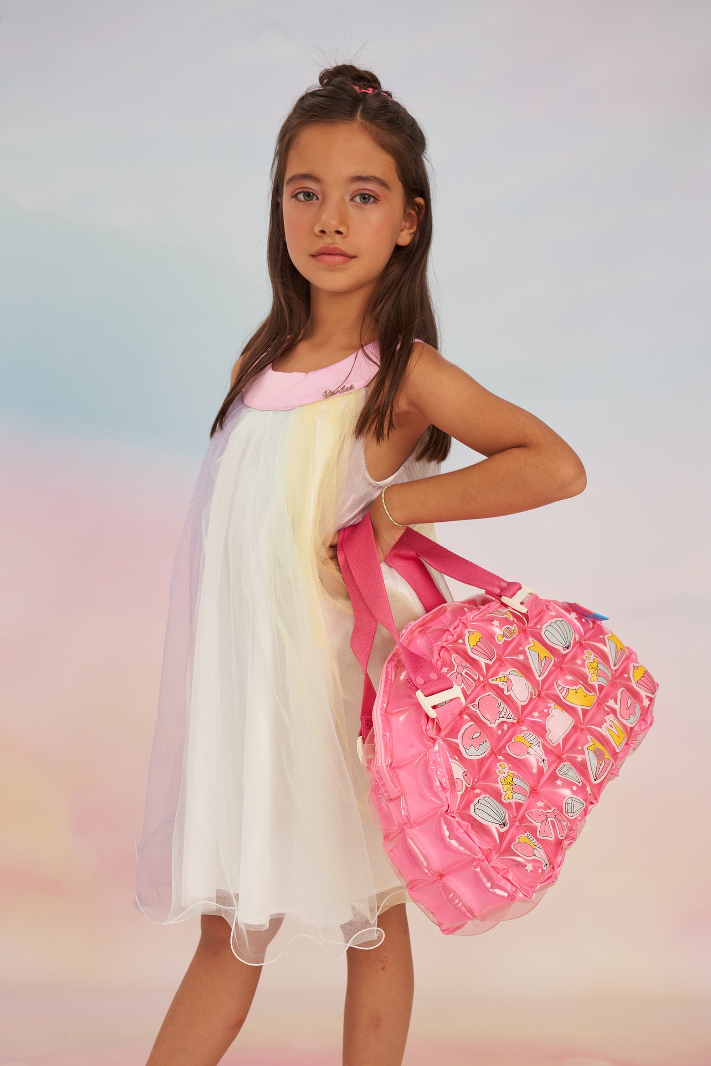 InflatDecor Dance Duffle Bags for Dancers, Girls, Teens, and Student Athletes, Fun Dance Workout Duffel Bag for Girls Purple